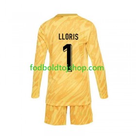 Frankrig Hugo Lloris 1 Målmand Børn Hjemme trøje EURO 2024 L/S